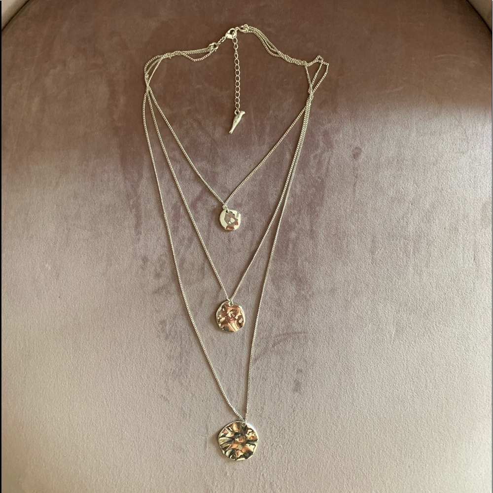 Chloe + Isabel 3 Row Paillette Graduated Pendant